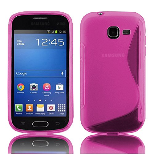 HCN PHONE Samsung Galaxy Trend Lite S7390 Étui S-Line TPU Gel Silicone Coque Souple pour Samsung Galaxy Trend Lite S7390 - Rose
