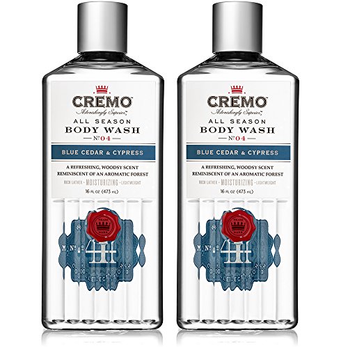 Cremo All Season Body Wash, Blue Cedar & Cypress, 16 Fl. Oz, 2