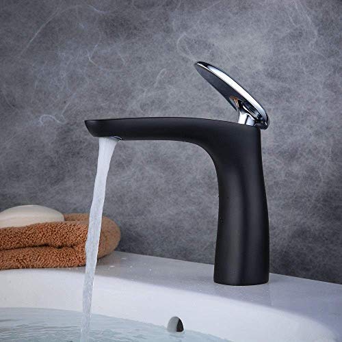 Robinet de cuisine eau chaude et froide monotrou en cuivre pur