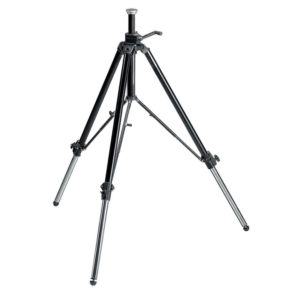 Manfrotto 117B Video Tripod - 18kg Load Capacity - Black