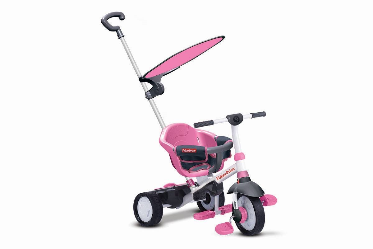 Fisher-Price Fp3250233 - Triciclo Charm Plus, 3 in 1, Colore: Rosa
