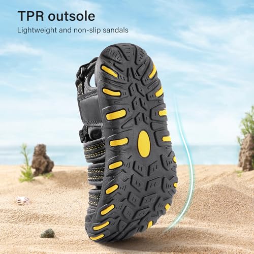 Stelle Boys Girls Sport Water Sandals Kids Summer Outdoor Beach Hiking Closed-Toe Athletic Shoes for Toddler/Little/Big Kids4