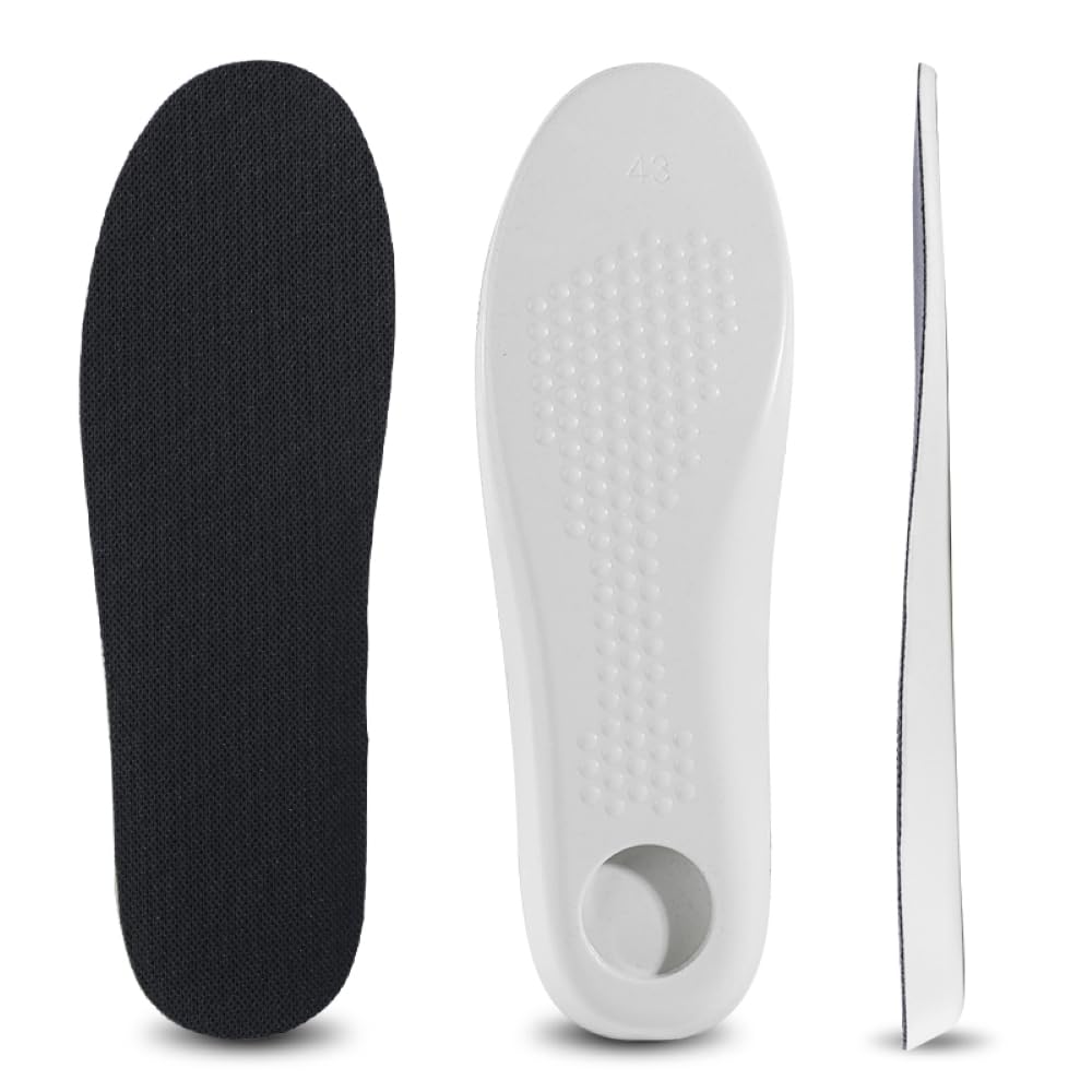 AXRO AirTag Shoe Insoles for Elders and Kids - AirTag Tracker Insoles for Shoes Sports. (230mm), White