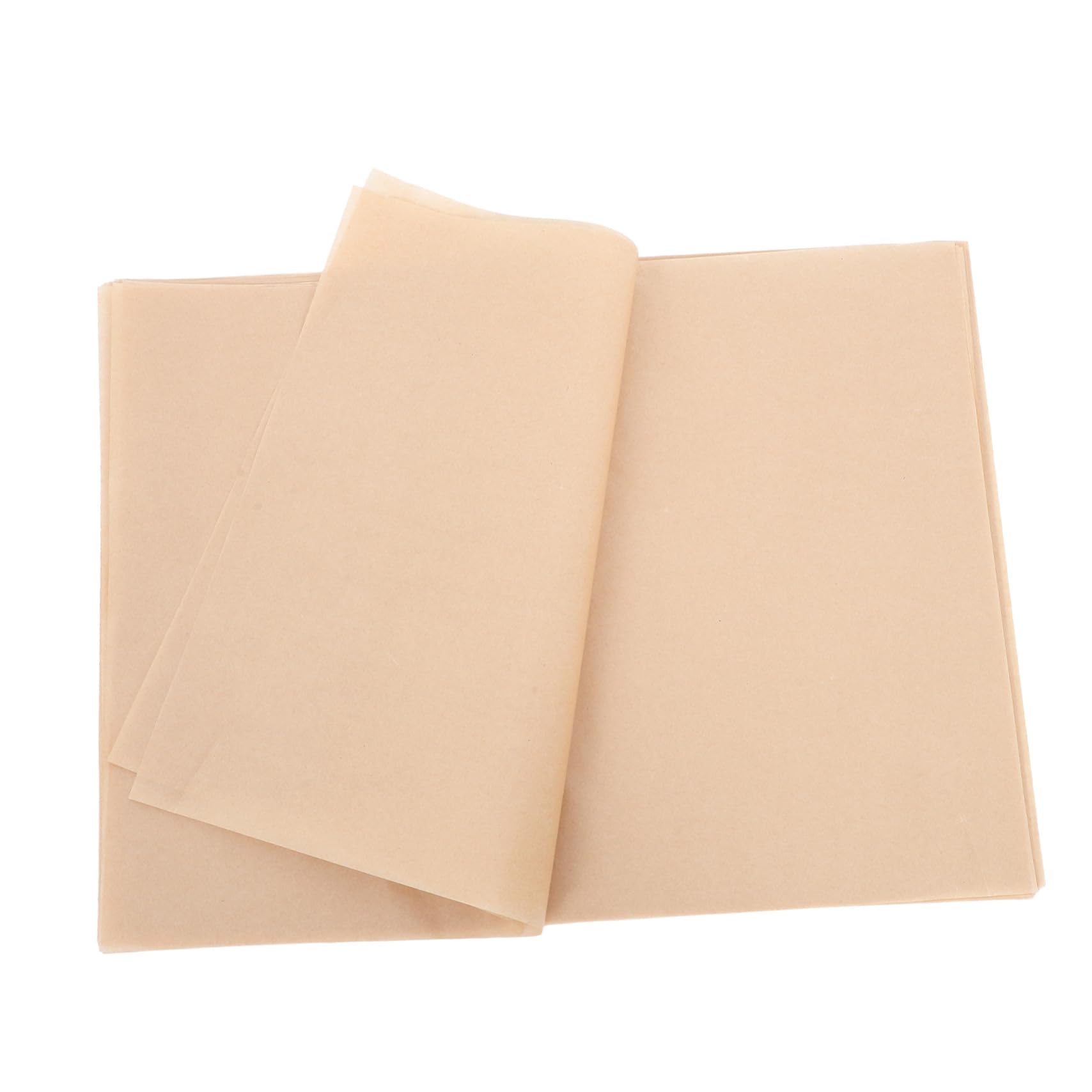 PRETYZOOM 300 Piezas Papel De Silicona Para Hornear Revestimiento De Papel Marrón Antiadherente Asar