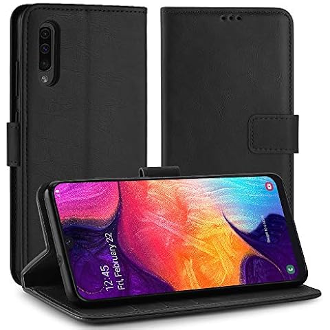 Funda Simpeak Cuero y Suave TPU para Samsung Galaxy A50 Cover