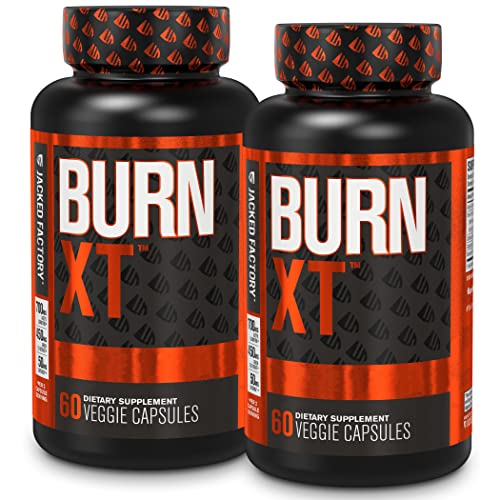 Burn-XT for Men & Women - Improve Focus & Increase Energy - Premium Acetyl L-Carnitine, Green Tea Extract, Capsimax Cayenne Pepper, & More - 2 60-Count Packs (120 Servings)