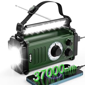 Radio de emergencia de 10000 mAh, r...