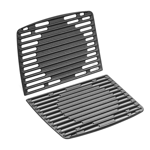 Gusseisen Grillrost für Enders Explorer, Explorer Pro, Enders Urban Urban Pro Gasgrill, 32 x 24cm Grillrost Ersatzteil für Enders Camping gasgrill Rost Ersatzteile, Massives Gussrost zubehör