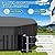 Mosener 75" X 75" X 25" Hottub, 4-6 Person Inflatable Hot Tub, Portable Blow Up Hot Tub Octagonal Portable Outdoor Spa with 130 Bubble Jets and Heater Pump, Filter