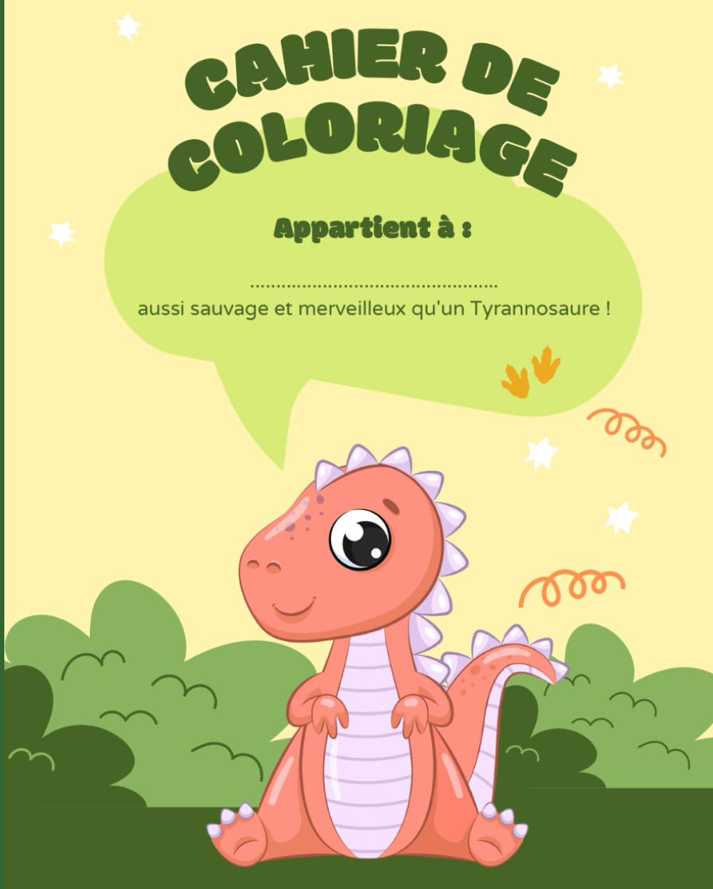 Les petits dinosaures: cahier de coloriage