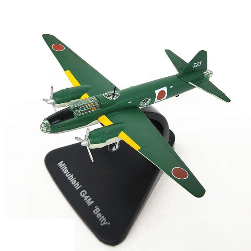 1/144 Japan G4M Plane Model Type One Land Attack Bomber World War II Aircraft Models Alloy Finished Product Collection Ornaments Gifts