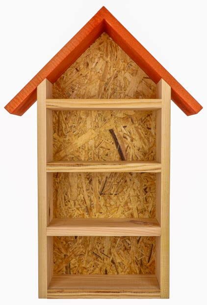 Insektenhotel Für Bildungszwecke Zum Eigenständigen Ausfüllen MKW Mittel - Insektenhaus aus massivem Nadelholz - Wetterfest - für Wildbienen & Marienkäfer - Schutz für viele nützliche Insekten