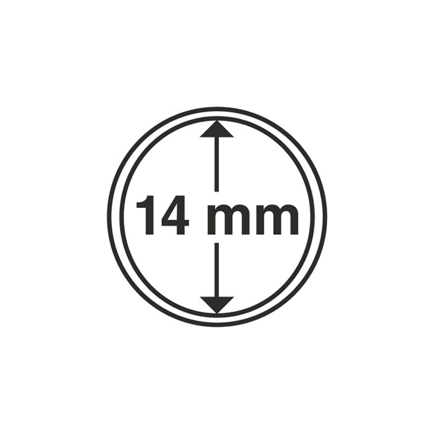 Capsule trasparenti per monete Leuchtturm Grips, Diametro 32 mm. - Filatelica Pisana