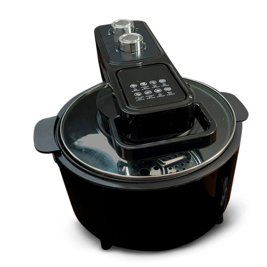 Airfryer Fritadeira Elétrica Sem Óleo Power Inox Digital 8l 110v 220v(AIRFRYER YQ 900 8L 110V)