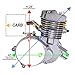 Zeda 80 Complete 80cc Bicycle Engine Kit - Firestorm Edition (Black (+$10.00),44 Tooth)