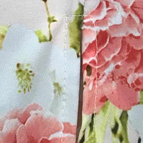 Image of Floral Corset Midi Dress Square Neck A Line Dress with Slit | Square neck floral midi dress with front tie bust wide straps A-line skirt side slit and lightweight fabric