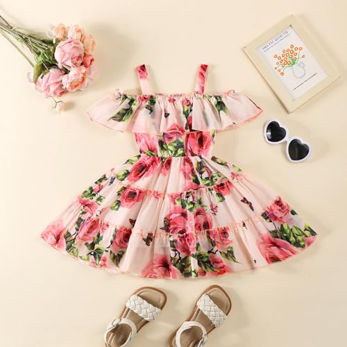 VINUOKER Toddler Baby Girls Dress Spring Summer Dresses Party Dress2