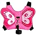 Pinsheng Guinzaglio Bambini, Imbracatura di Sicurezza Bambini con Motivo Ali di Farfalla, Camminare Assistente Per Bambini (Rosa)
