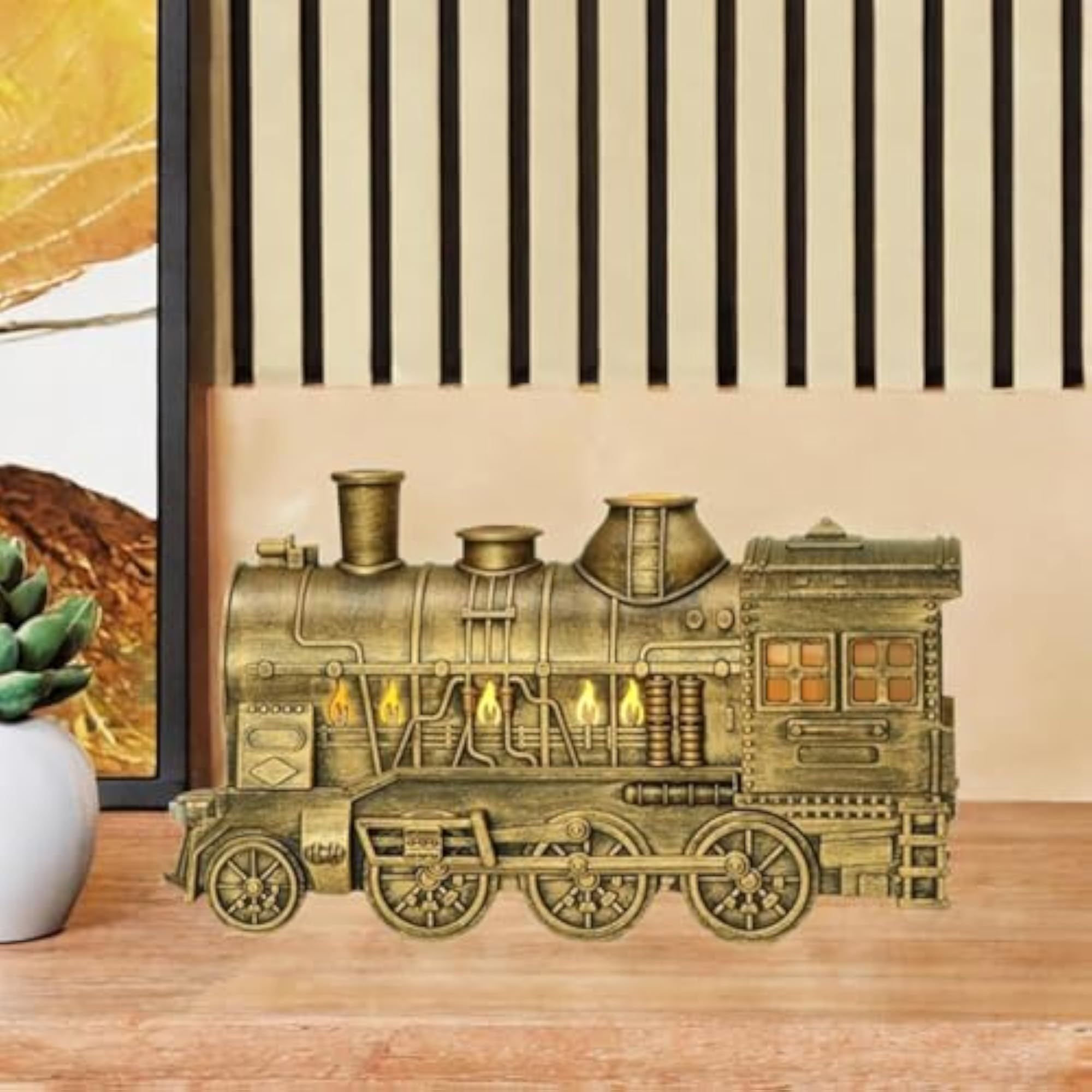 Essential Diffuser Train Figurine for Indoor Use