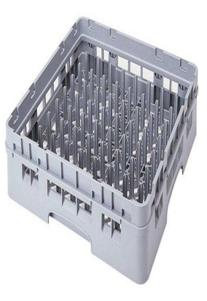 Camrack Polypropylene Dishwashing Peg Rack with 1-Extender by Cambro – 1-Extender, Plastic, Soft Gray, Model PR500-151