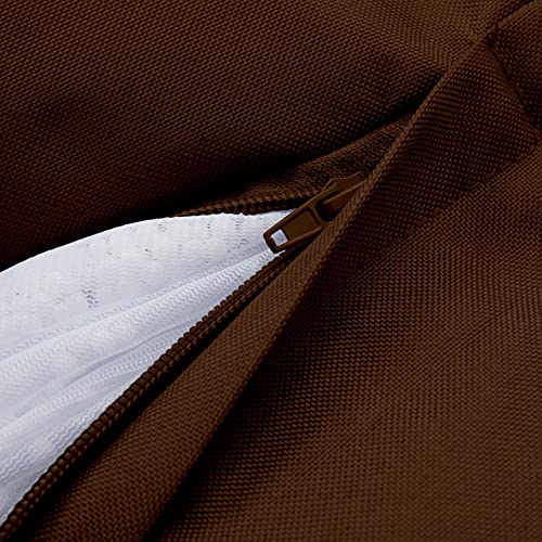 Lumaland Sitzsack Lounge | Sofa-Sitzsack 90 x 50 cm mit Rückenlehne | Indoor & Outdoor Beanbag | Wasserabweisend… – Bild 7