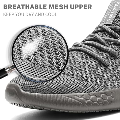 Image of Men's Running Shoes Slip On Walking Comfortable Tennis Breathable Non Slip Athletic Gym Workout Cross Training Fashion Sneakers