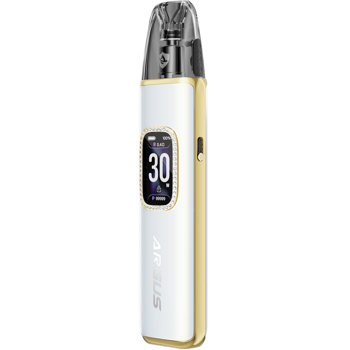 Born To Vape presente Kit E-cigarette Voopoo Argus G3 avec r servoir de  3ml, batterie int gr e de 1500mAh, sans nicotine, couleur Blanc-Or et son  sticker BTV exclusif collectionnable : Amazon.fr: High-Tech