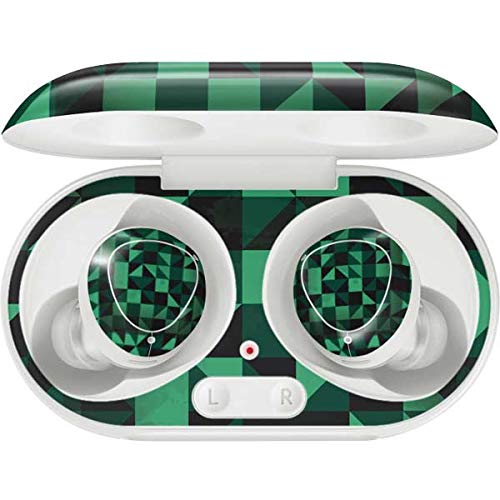 Skinit Decal Audio Skin Compatible with Galaxy Buds+ - Officially Licensed Originally Designed Black & Green Design