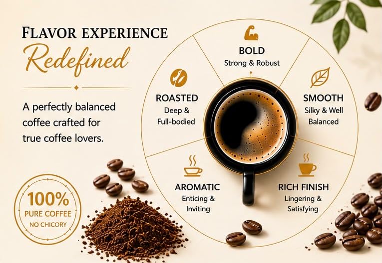 Image of The Circle Of Aroma Signature Instant Coffee Combo Pack | Arabica Coffee | Rich Aroma & No Added Sugar | Irish Mocha, Vanilla & Caramel Flavours | 50g Each Flavours (25 Cups) | Enjoy Hot or Cold
