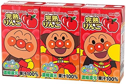 （16:30時点） 明治それいけ! アンパンマンの完熟りんご100 125ml [紙パック 飲料 常温保存]×36本
