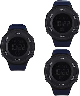 3Pcs Relógio De Estudante Masculino Pulseiras De Relógio Resistente À Água Relógios Esportivos Para Homens Reloj Deportivo Para Hombre Reloj Deportivo Para Mujer Relógios De Moda SOIMISS