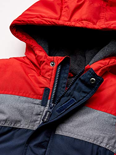Image of Osh Kosh Boys' Classic Heavyweight Colorblock Puffer Coat