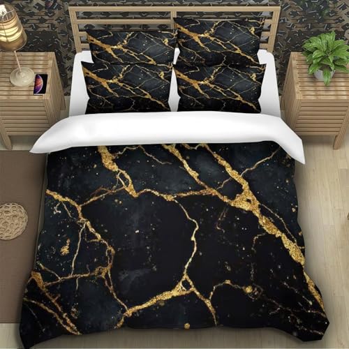 Housse de couette ultra douce avec fermeture éclair microfibre résistante 135x200cm - 5