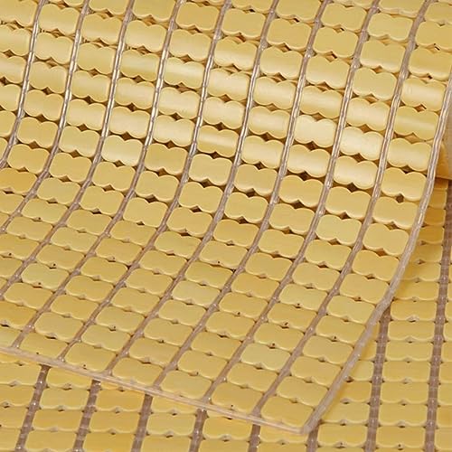 Colchoneta para Bamboo Colchón para Cama,Estera de Cojín de Silla,Alfombra de Bambú Natural Refrescante Transpirable,para Sofá,Asiento de Coche y sillas de Oficina,Personalizable (70*190cm)