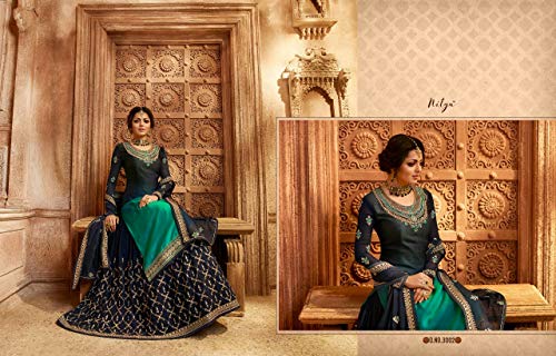 Image of Delisa New Indian /Pakistani Eid Special Party /Ethnic wear Georgette Straight Ghagra Style Salwar Kameez Suit for Womens-2085