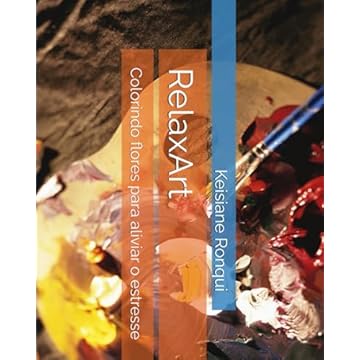Capa do livro RelaxArt: Colorindo flores para aliviar o estresse (Portuguese Edition)