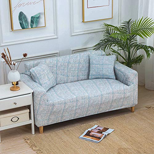 Housse de canapé anti-tache élastique double pour rénover - 8