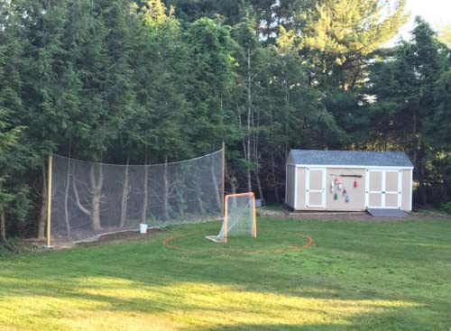 4 Ft X 12 Ft Sports Nets Replacement Nylon Barrier Net, Multi-Sport Use, Golf Net, Lacrosse, Street Hockey Netting Golf White 10 Ft X 12 Ft #TOP5