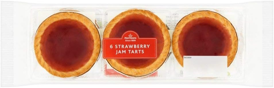 Morrisons Strawberry Jam Tarts 6 Pack