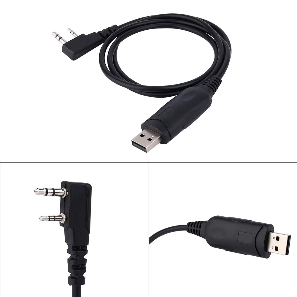 Kabel do Programowania USB, Dwukierunkowy Kabel do Programowania Krótkofalówki Kompatybilny z Wanhua, Przenośny Kabel UV 5R Bez Napędu Ręcznego