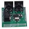 MIDI Shield Breakout Board, 3 haakse vrouwelijke MIDI-connector serieel naar MIDI-module met extensie 2,54 mm pin…