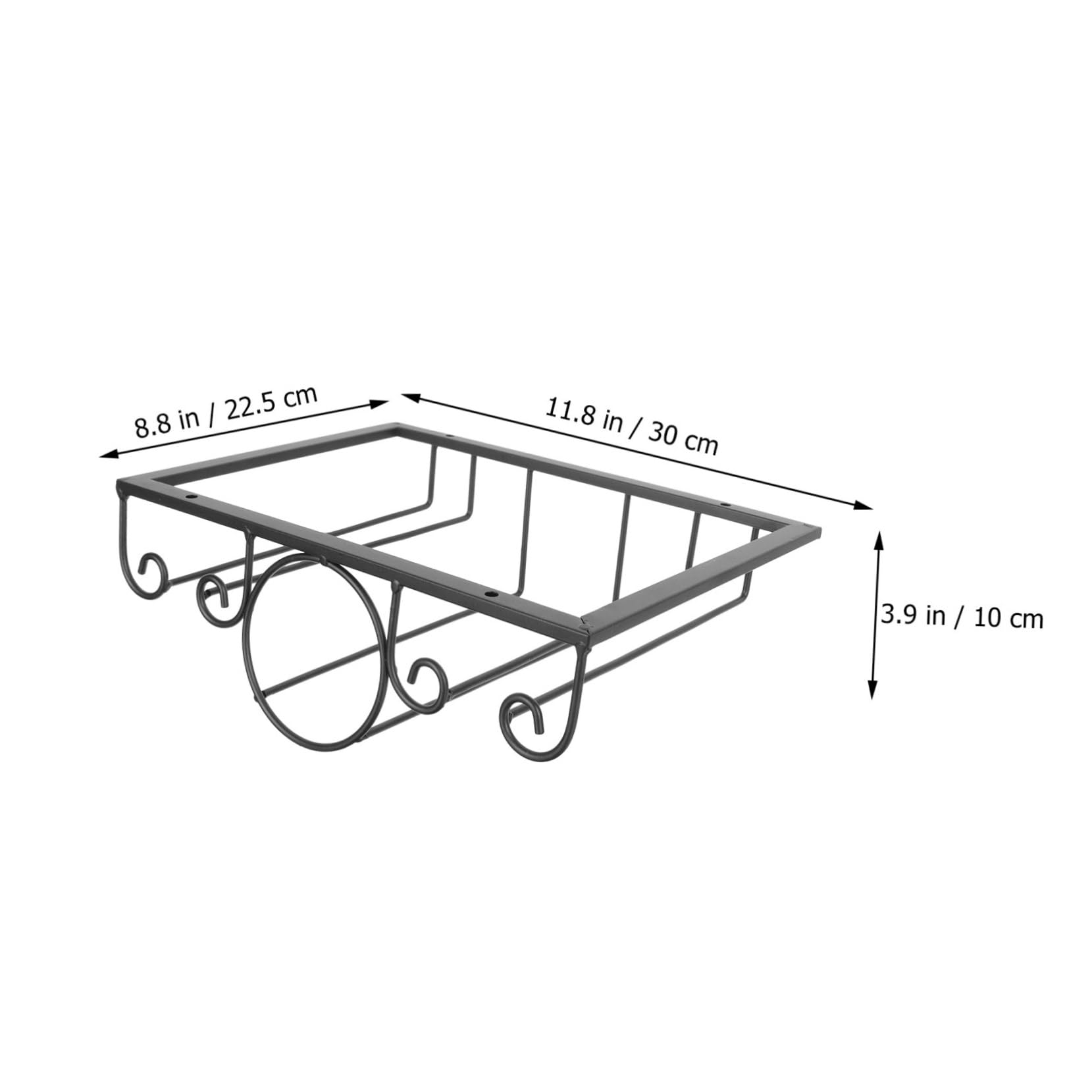 SOLUSTRE 1Pc Elegant Wine Glass Holder Rack Upside Down Goblet Frame for Home Bar Sturdy and Stylish Kitchen Draining Rack Housewarming Space Saving
