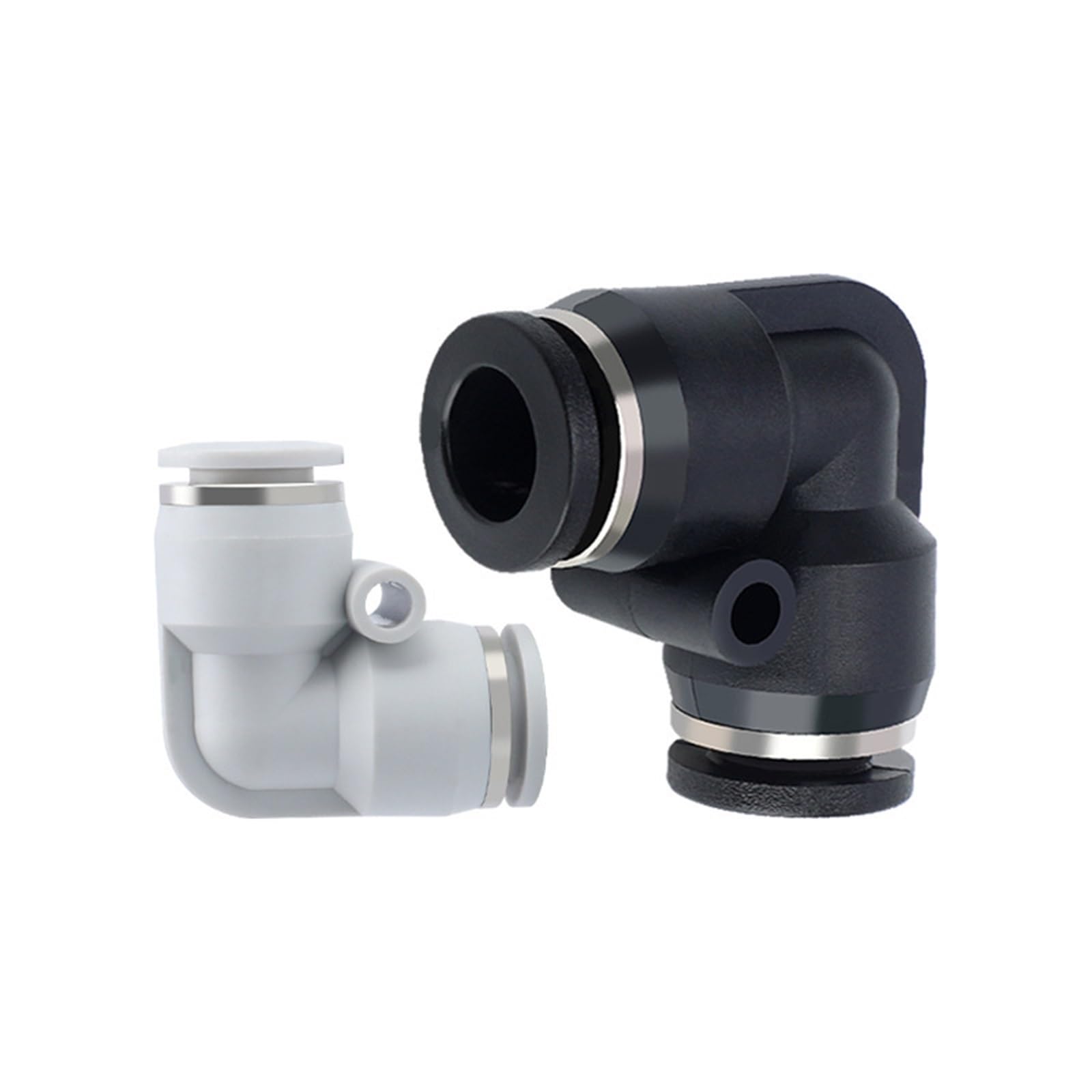 Codo neumático PV de 90 grados y alta resistencia para tuberías de aire comprimido de 16mm