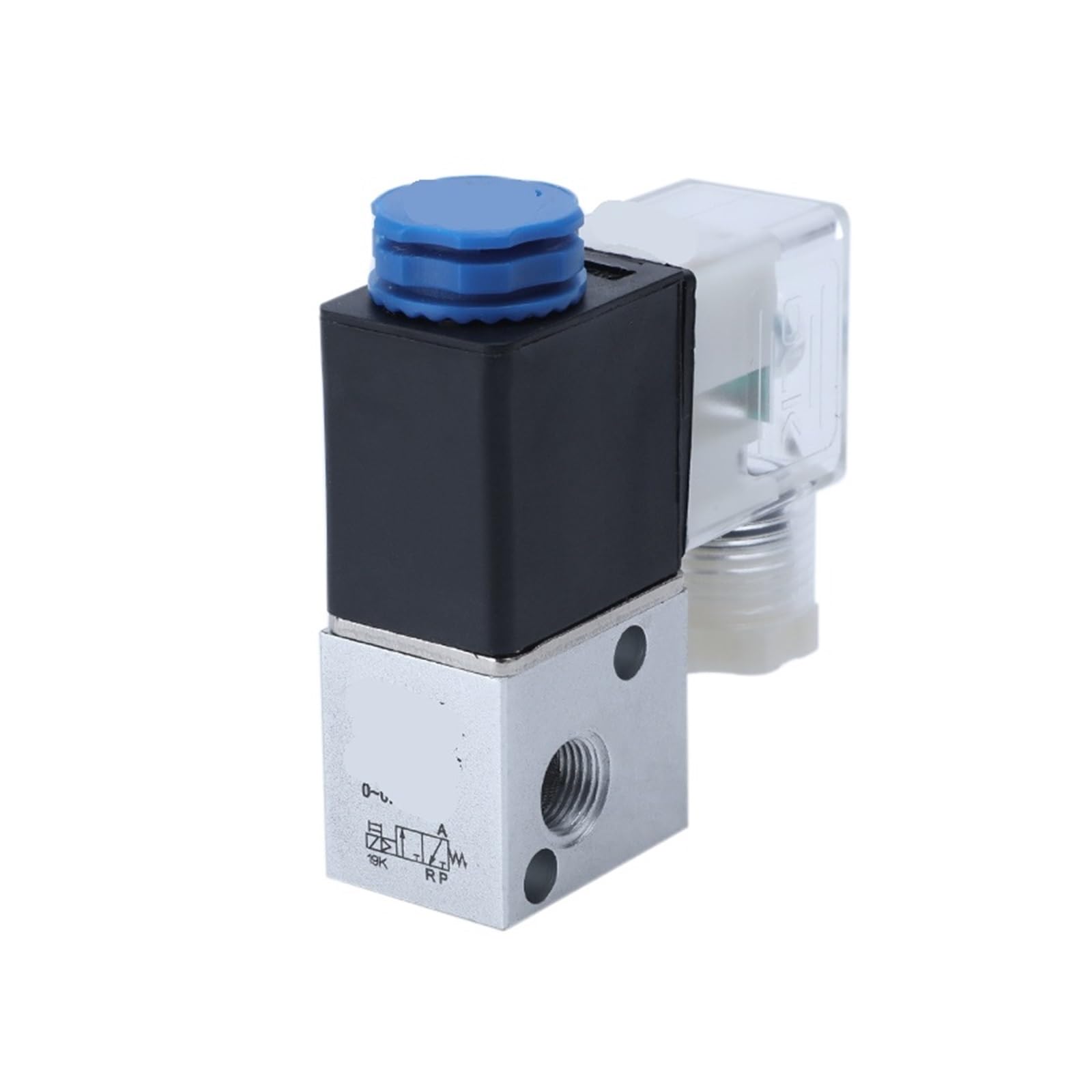 1 Pz Elettrovalvola pneumatica 3V1-06/08/M5 Valvola di inversione del cilindro a 3 vie e 2 posizioni(Color:3V1 M5,Size:AC220V)