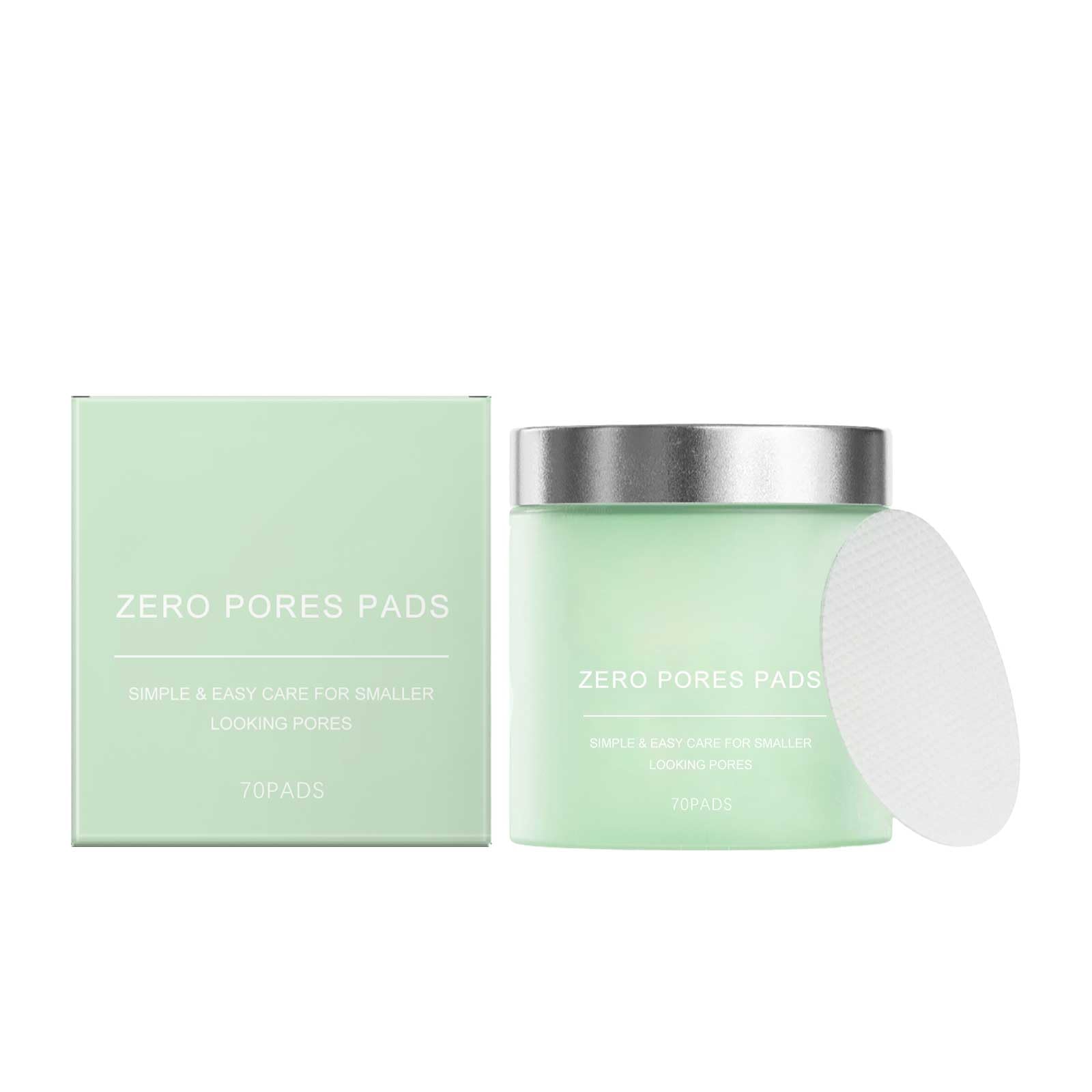 Aoseiens Zero Pore Pads, Deep Cleansing & Pore Minimizing, Reduces Excess Oil, Blackheads & Enlarged Pores, Gentle Exfoliation for Smooth, Clear Skin, Exfoliating Facial Pad to Smooths Skin – 70 Pads