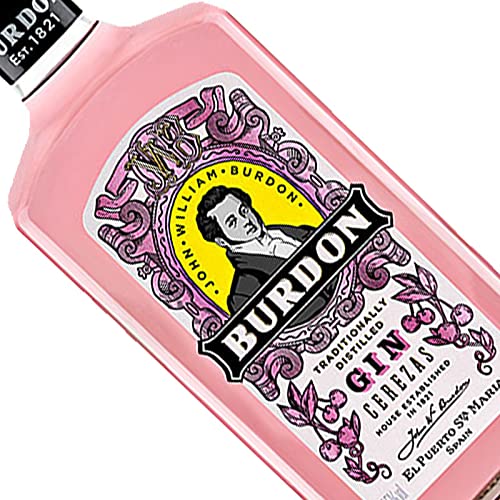 Gin Burdon Kirschen 70 cl - Bodegas Grupo Caballero (1 Flasche) – Bild 2