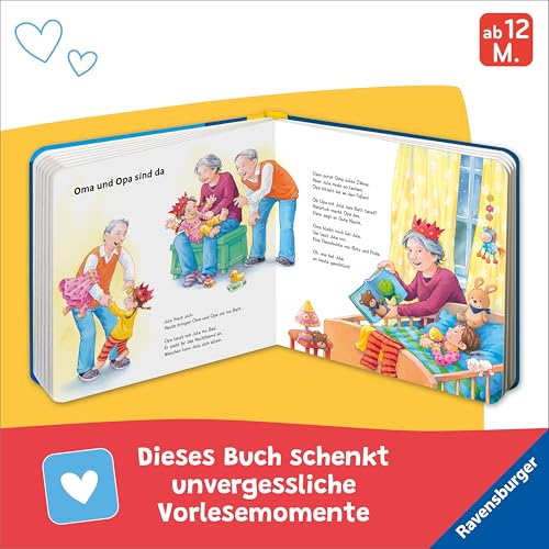 ministeps: Mein erstes großes Gutnacht-Buch: Vorlesebuch ab 12 Monaten, Babybuch, Pappbilderbuch: Ab 12 Monaten
