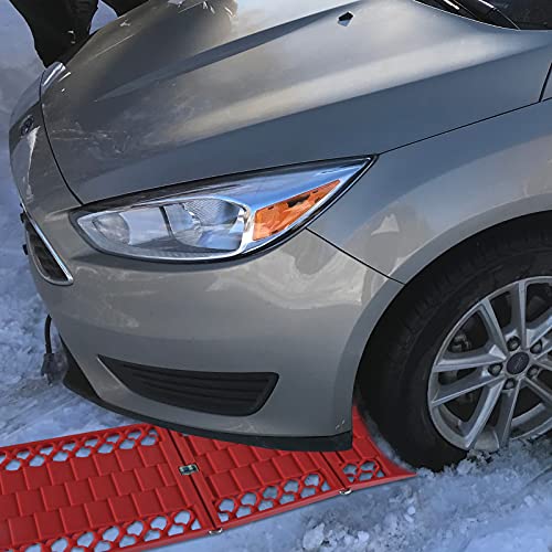 Homee XDTKB-2PK All-Weather Foldable Traction Boards, Auto Tire Traction Mat Tire Grip Aid thumb #4
