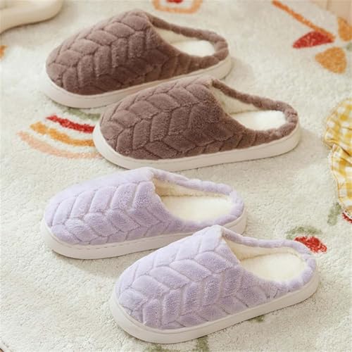 Slippers for Women Warm Memory Foam Comfy House Slippers Anti-Skid Rubber Sole Fuzzy Cozy Indoor Outdoor Shoes Bedroom Slipper4