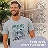 Cimpress Personalized Cotton Men’s T-Shirt, Custom Cotton Shirt with Photo, Text, or Logo, White or Black, Sizes S to 3XL (UK, Alpha, XXL, Regular, Regular, Grey) #4